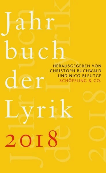 »Jahrbuch der Lyrik 2018«